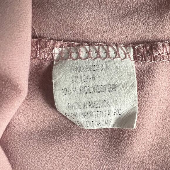 LA Hearts Chiffon Pink Cropped Tank Top - Picture 6 of 8